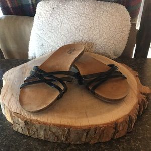 ***Mossimo black strappy sandals